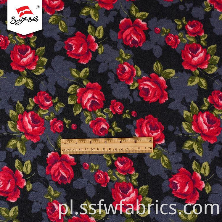 Fashion Flower Print Fabric